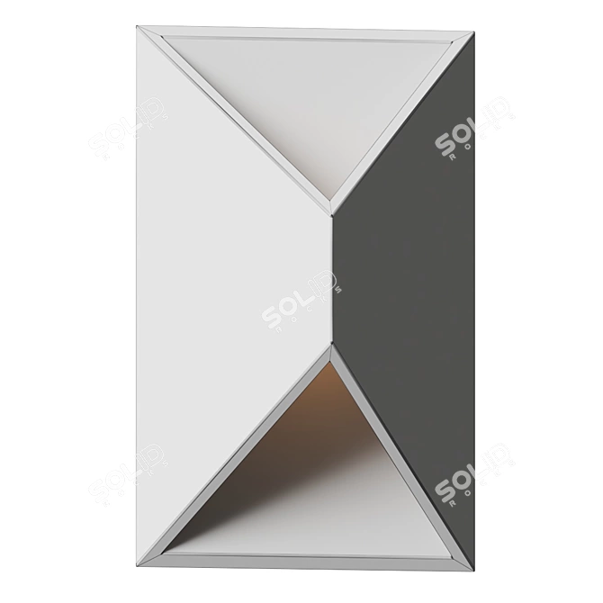 Prisma Geometric LED Sconce Light 3D model image 5