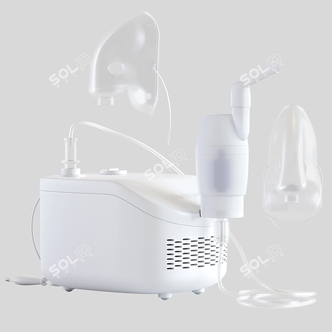 Omron NEC-101 Compressor Nebulizer 3D model image 1