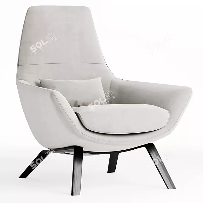 2015 Ermes Armchair 3D Model 3D model image 1