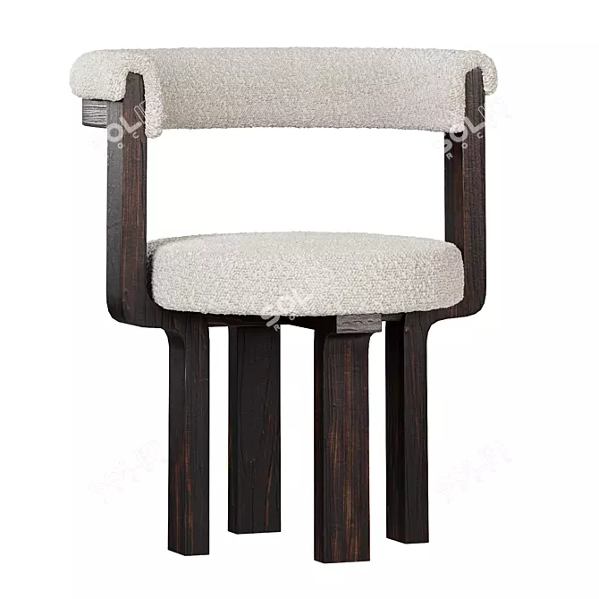  Modern Minimalist Kana Chair 3D model image 1