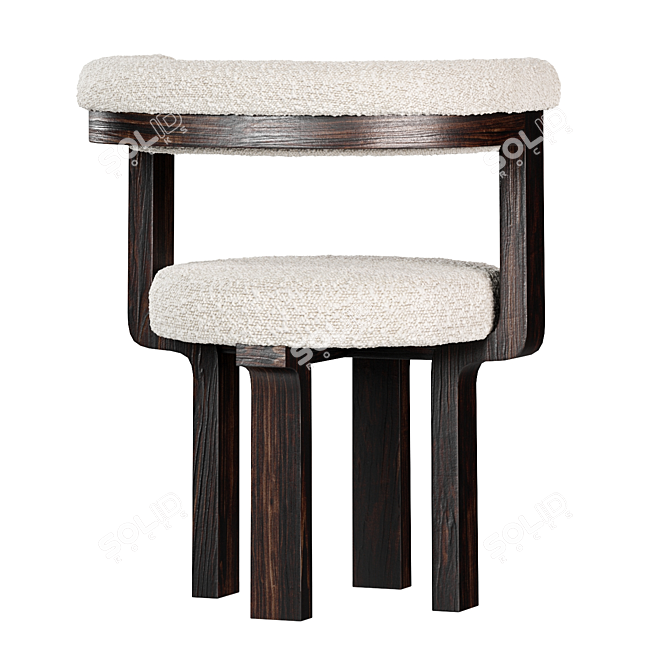 Modern Minimalist Kana Chair 3D model image 2