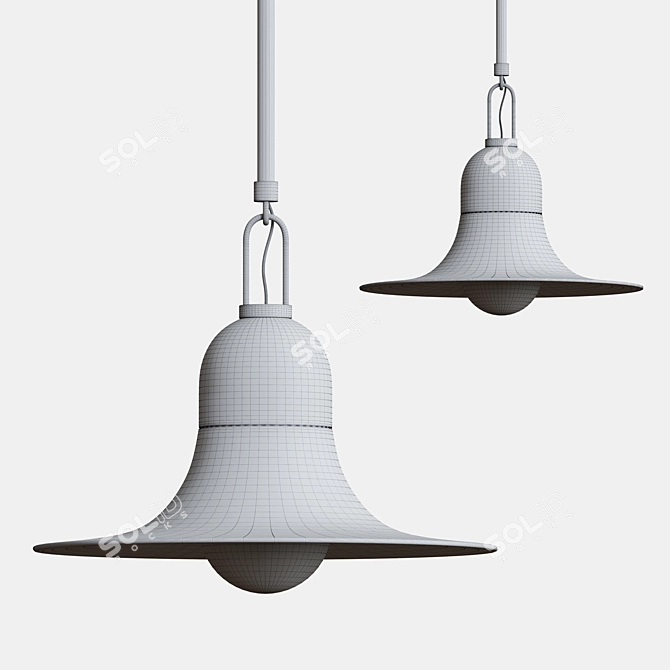 Modern Elegance Pendant Light 3D model image 2