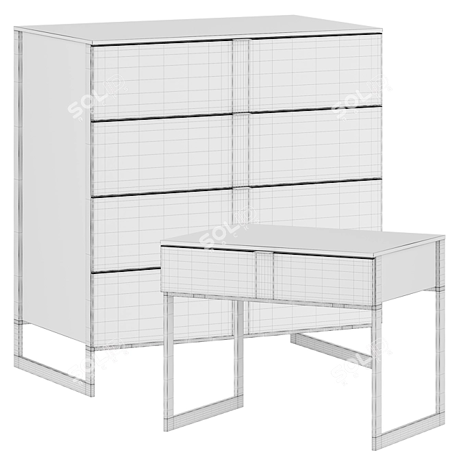 MAKON Bedside Table 3D model image 3