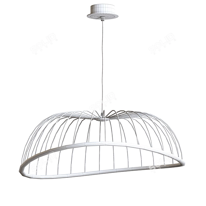 Celeste LED Ceiling Light 3D model image 2