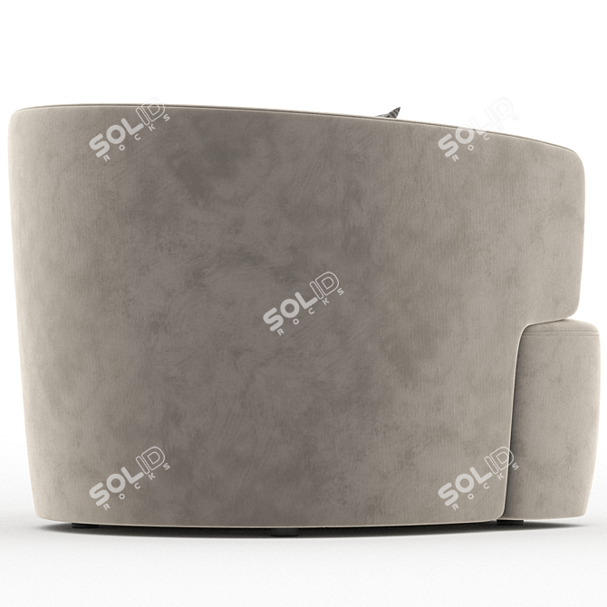  Elain Molteni Luxury Armchair 3D model image 4