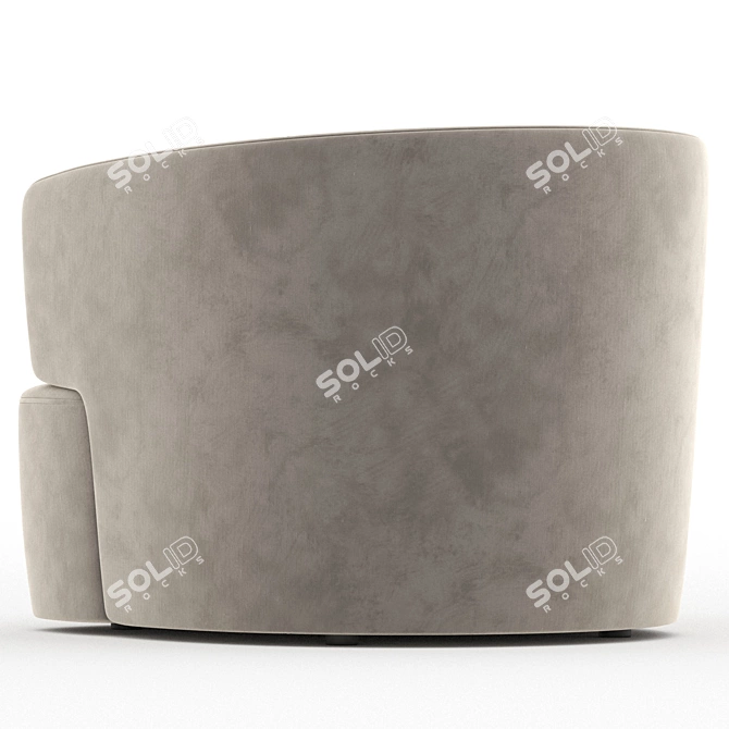  Elain Molteni Luxury Armchair 3D model image 5