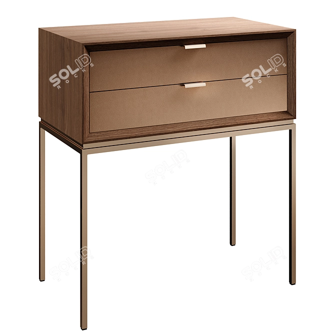 Delina AM.PM Storage Cabinet 3D model image 1