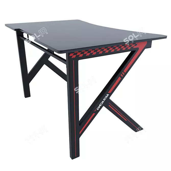 AKRacing Gaming Desk. Premium Quality 3D model image 1