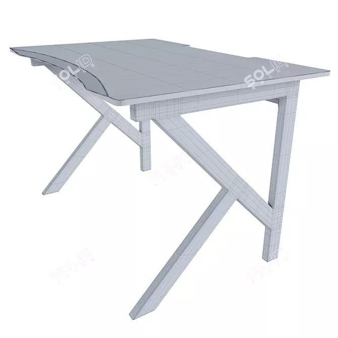 AKRacing Gaming Desk. Premium Quality 3D model image 2