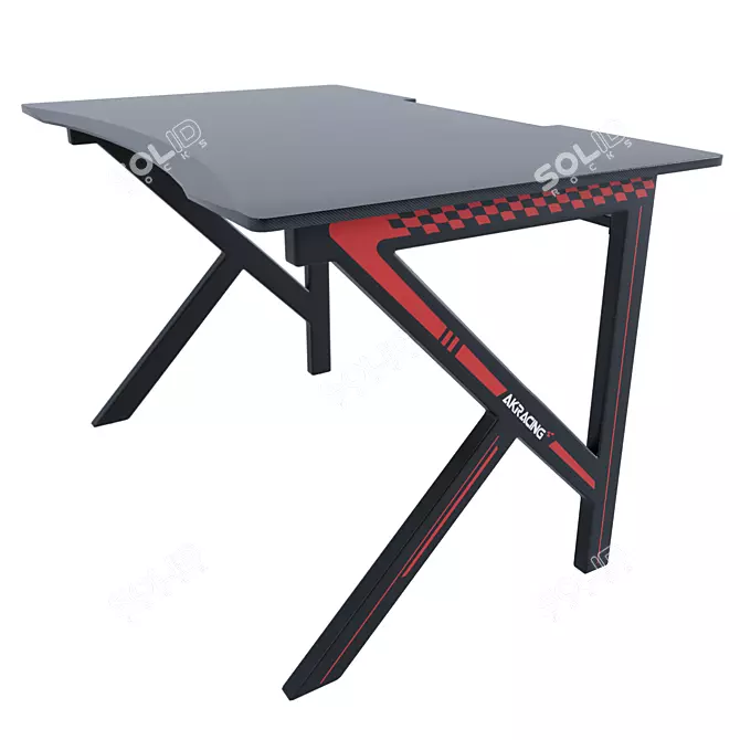 AKRacing Gaming Desk. Premium Quality 3D model image 3