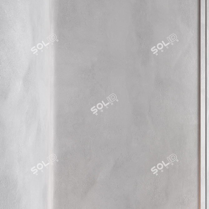 Seamless Texture Decorative Plaster 3D model image 5