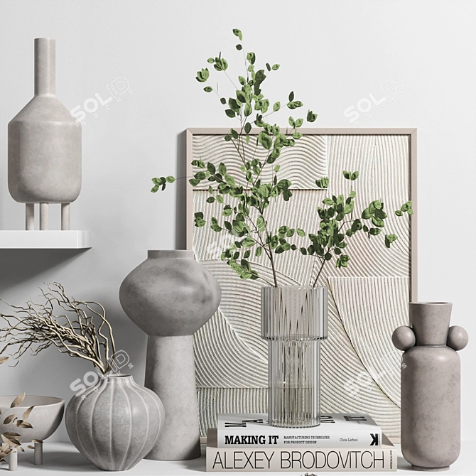 Decorative Set 3D Model Bundle 3D model image 2