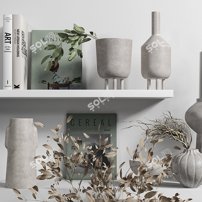 Decorative Set 3D Model Bundle 3D model image 3