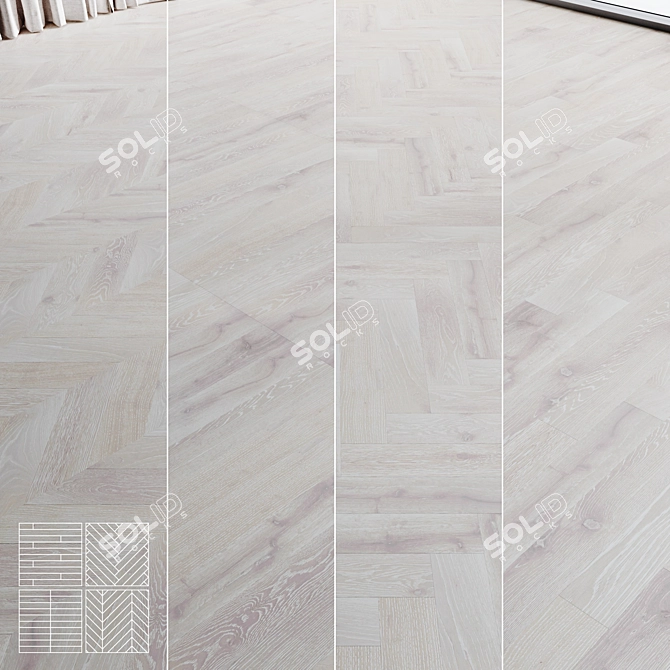  Alpine Wood Flooring Textures 3D model image 1