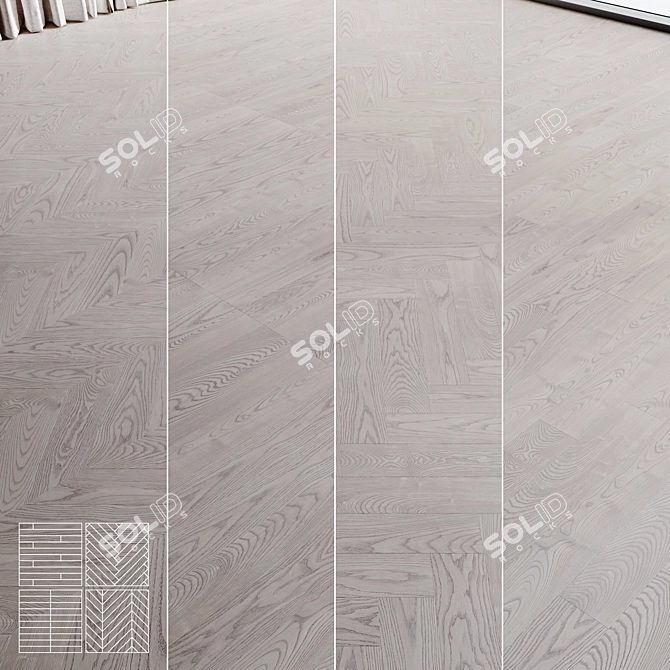 Coswick ATLANTIK Wood Flooring Kit 3D model image 1