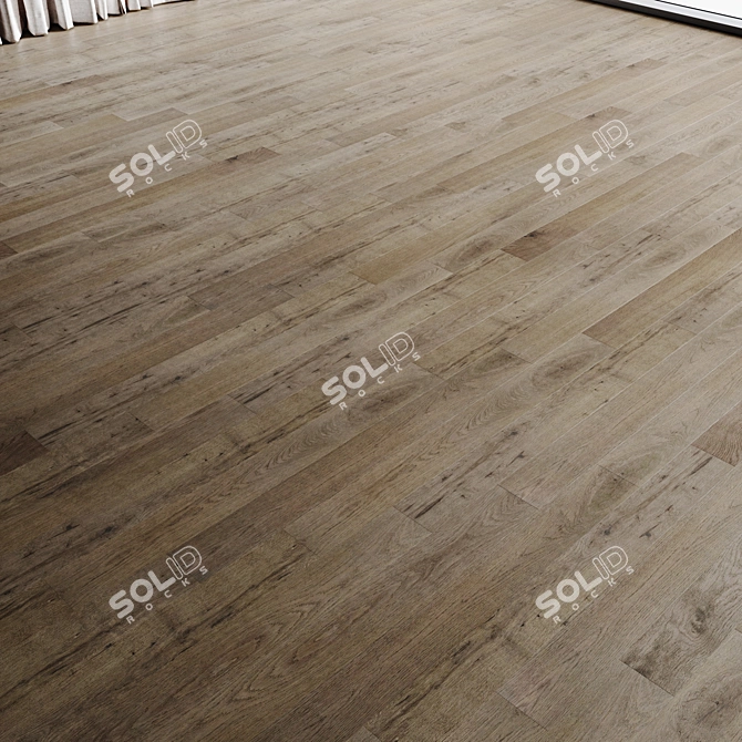 Coswick Grey Velvet Wood Flooring 3D model image 2