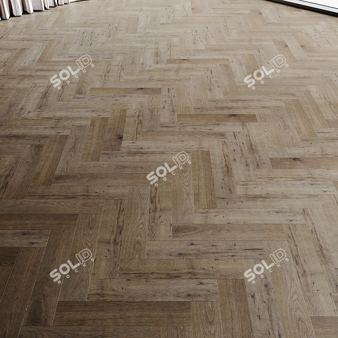 Coswick Grey Velvet Wood Flooring 3D model image 5