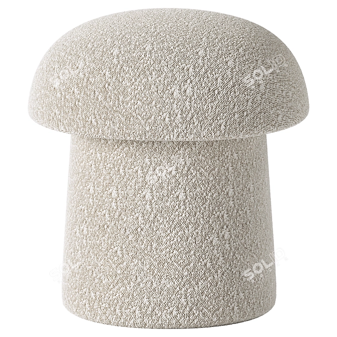 Sarah Sherman Samuel Mushroom Pouf 3D model image 1