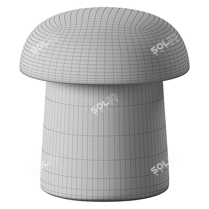 Sarah Sherman Samuel Mushroom Pouf 3D model image 2