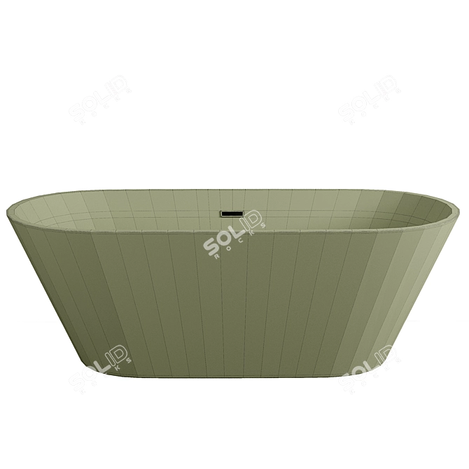 Vincea VBT-102 Acrylic Bathtub 3D model image 2