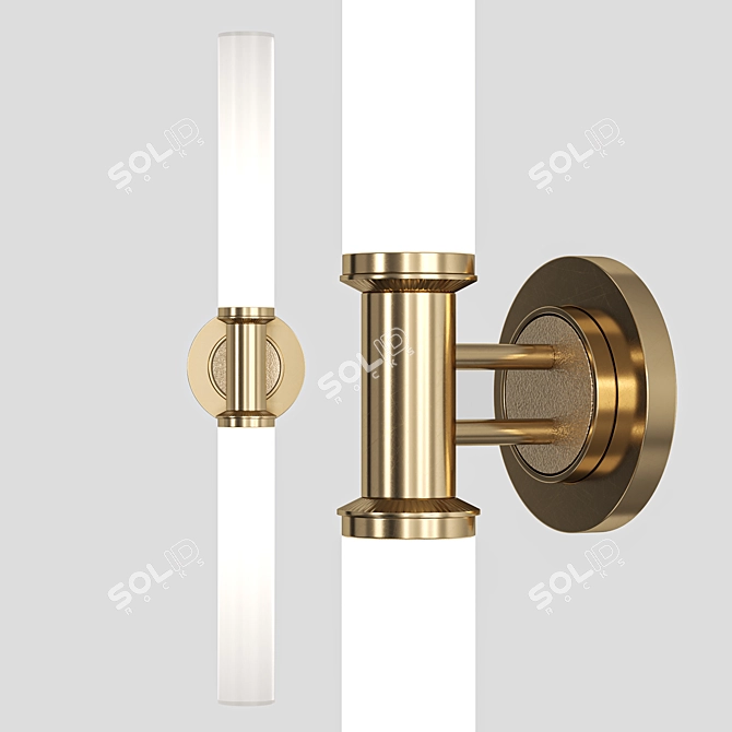 Elegant Wall Bracket Lighting Fixture 3D model image 3