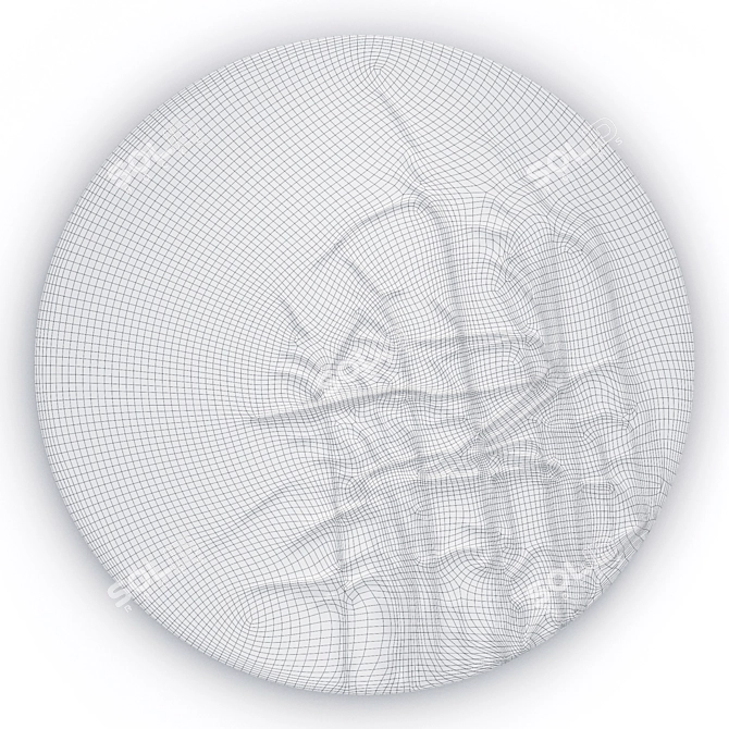 Modern Style Gypsum Panel 3D model image 4