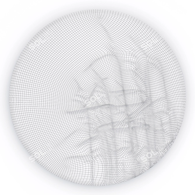 Modern Style Gypsum Panel 3D model image 6