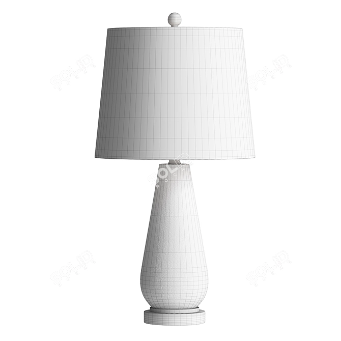 Safavieh Naila Glass Table Lamp 3D model image 3