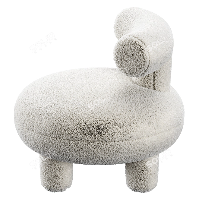 Kian Chair: Modern and Comfortable 3D model image 2