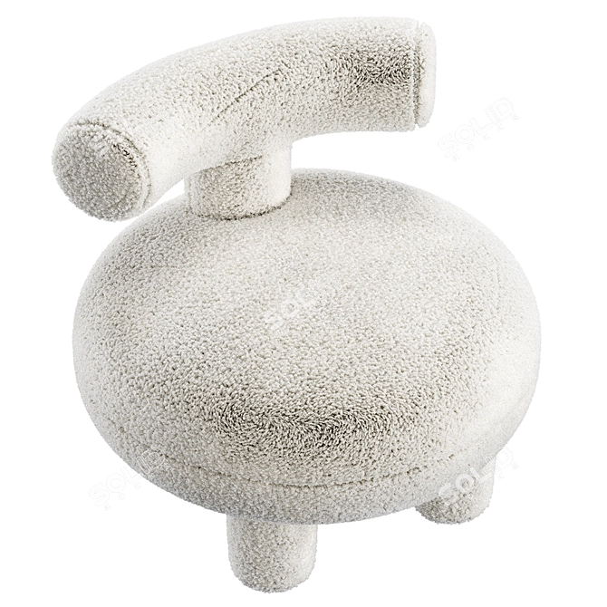 Kian Chair: Modern and Comfortable 3D model image 4