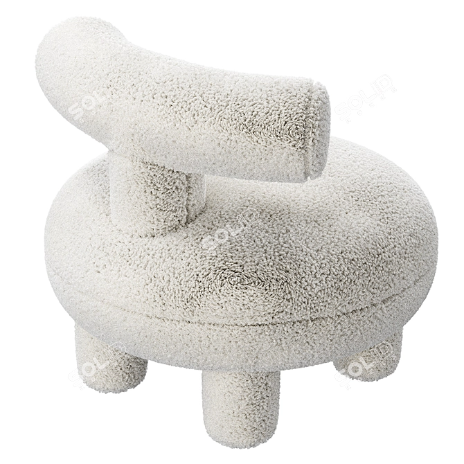 Kian Chair: Modern and Comfortable 3D model image 5