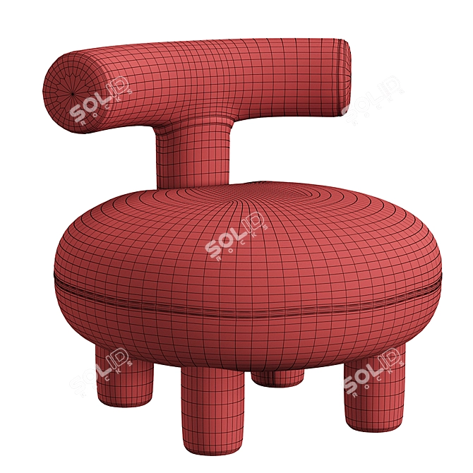 Kian Chair: Modern and Comfortable 3D model image 6