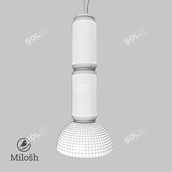 Milosh Tendence Pendant Light 3D model image 3