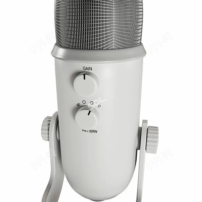 Logitech Blue Yeti USB Microphone 3D model image 3