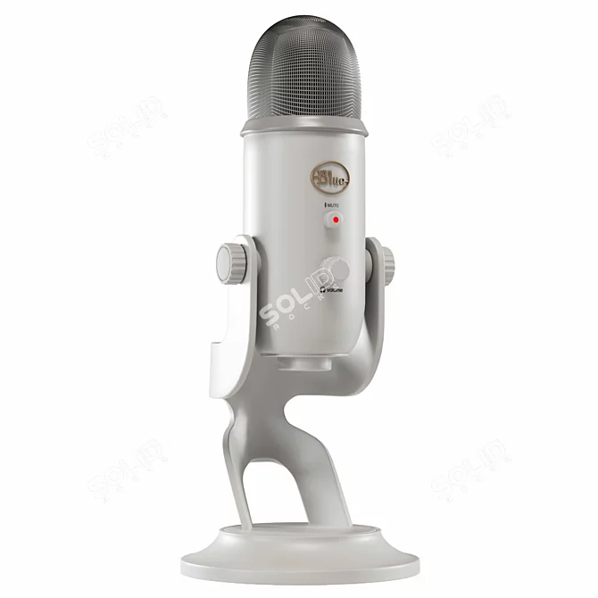 Logitech Blue Yeti USB Microphone 3D model image 4