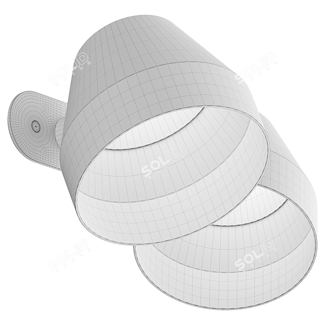 Cap Wall Light 3D model image 3