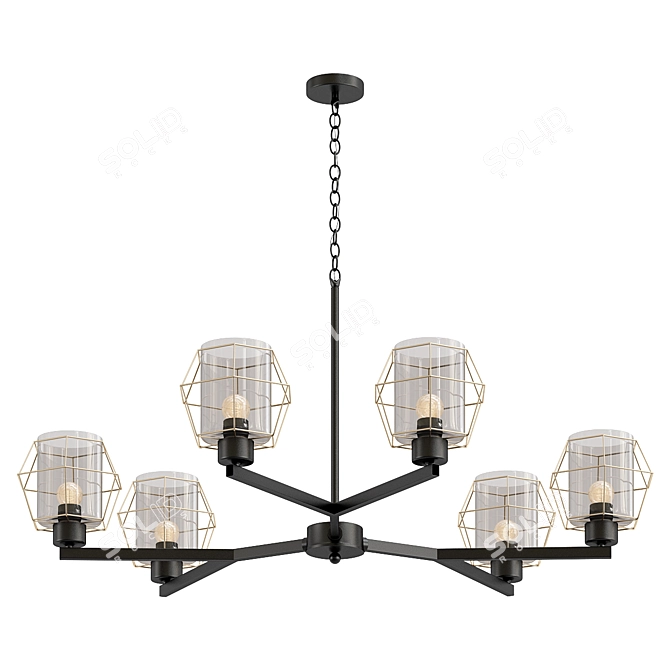  Gabriele Modern Pendant Chandelier 3D model image 1