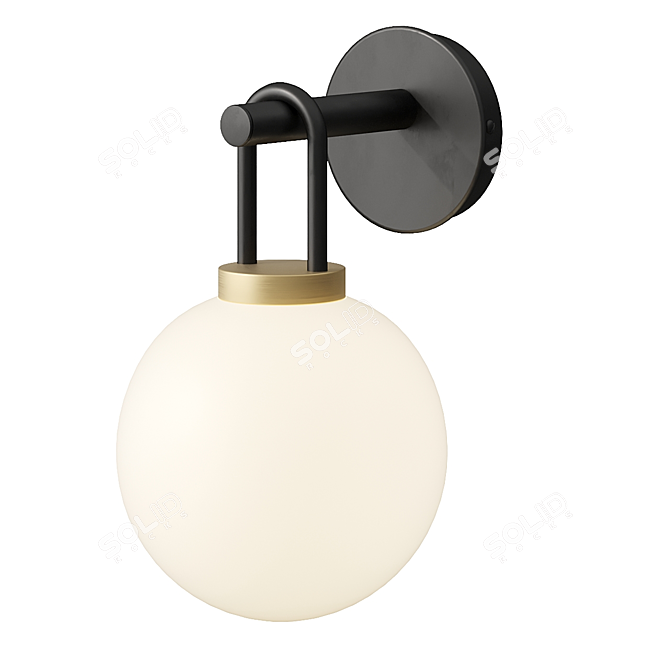 Modern Elegant Nyro Wall Lamp 3D model image 1