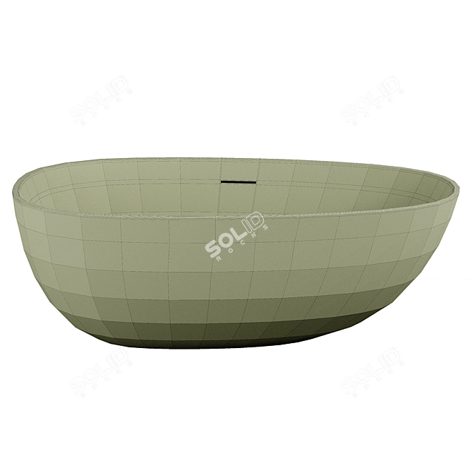 Abber AB9356-1.5 Acrylic Bath 3D model image 2