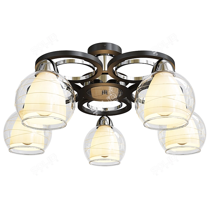 Ginevra Hanging Ceiling Light 3D model image 1