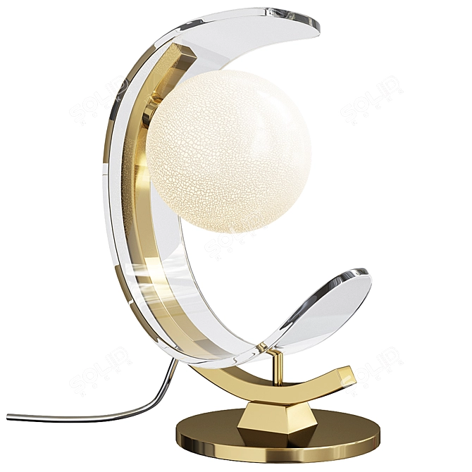 Sleek Modern Mitzi Table Lamp 3D model image 1