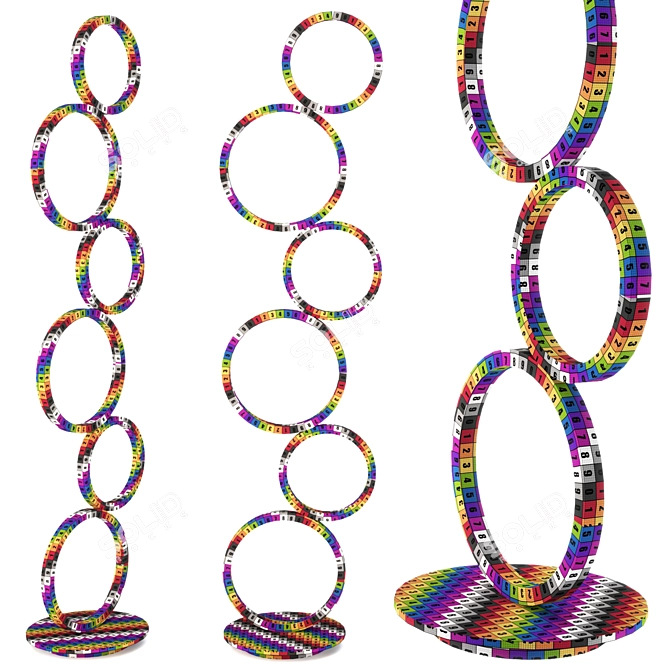 Modern Kylie Floor Lamp Fixture 3D model image 3