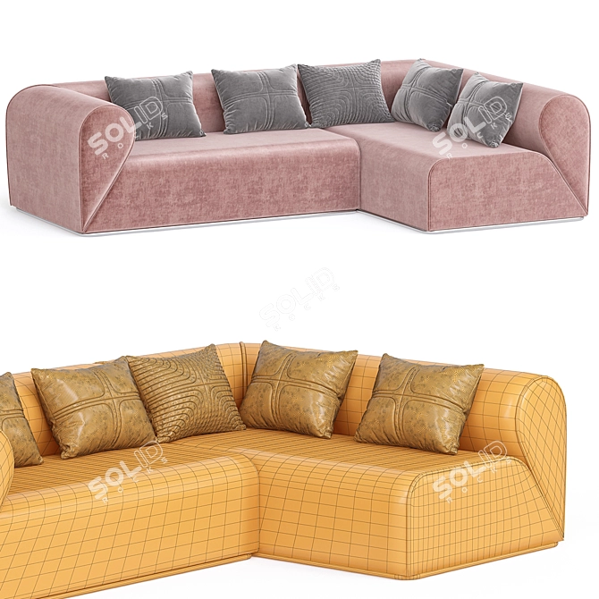 Heartbreaker 3D Sofa Model 3D model image 3