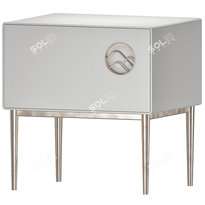 Designer Bedside Table by Modnodesign 3D model image 1