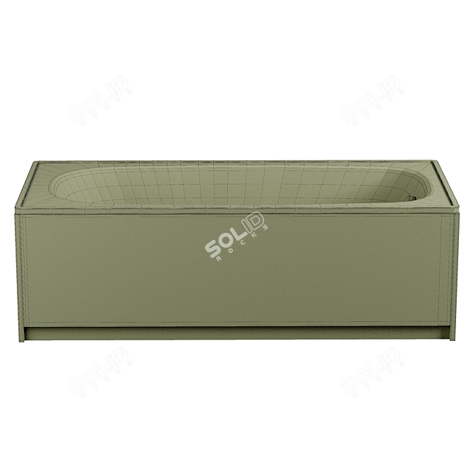 Robust Koller Pool 160x70 Bathtub 3D model image 2