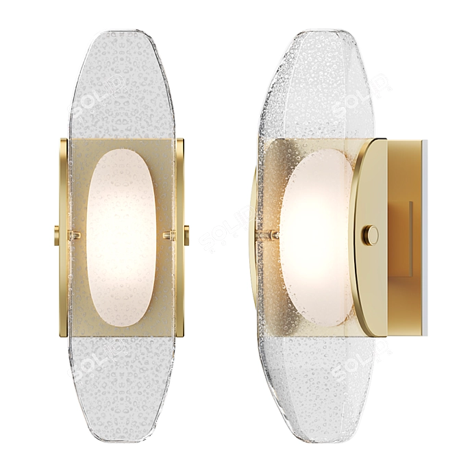 Contemporary Wythe Wall Sconce 3D model image 1