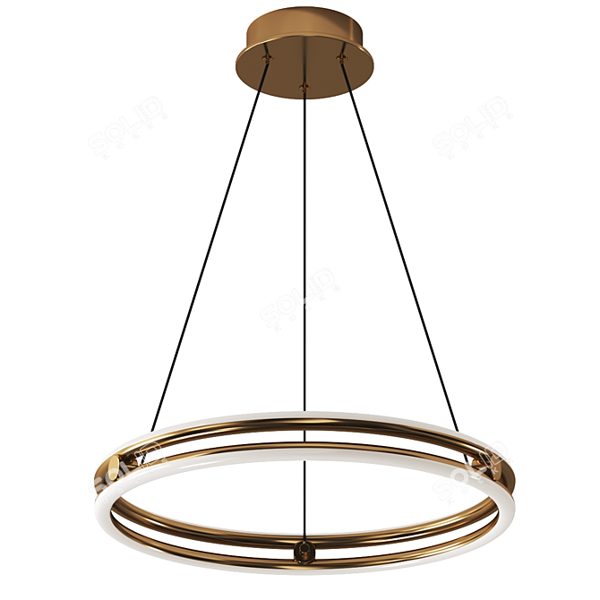 Huxe Paulo LED Chandelier Pendant 3D model image 2