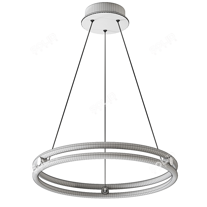 Huxe Paulo LED Chandelier Pendant 3D model image 3