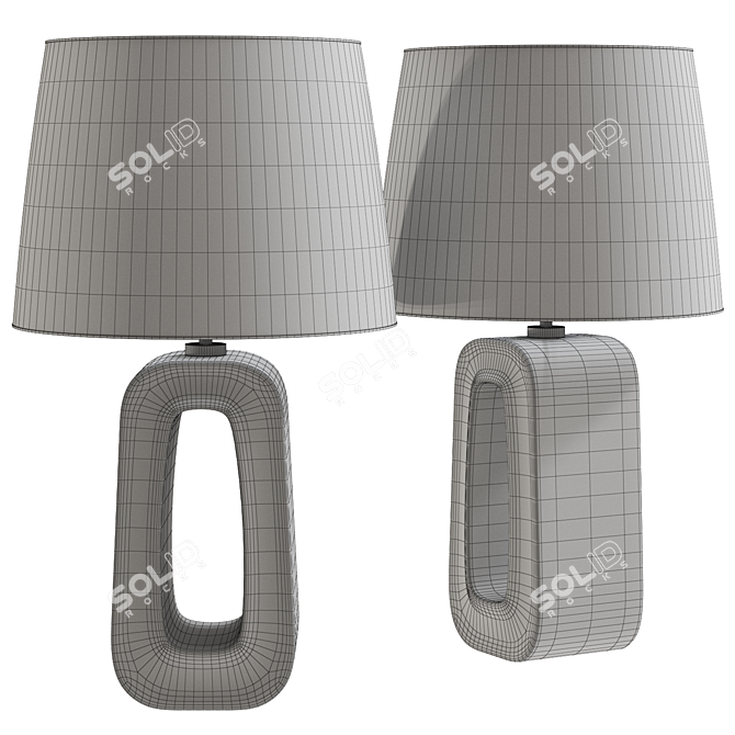 Robert Kuo O Table Lamp 3D model image 4