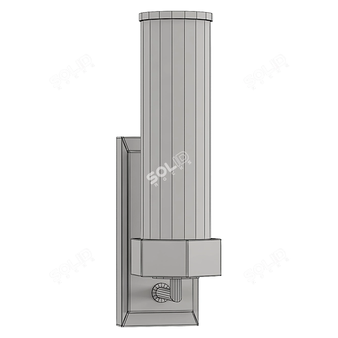 Elegant Regent Wall Sconce Model 3D model image 2